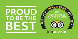 Trip Advisor - Hall of Fame Award